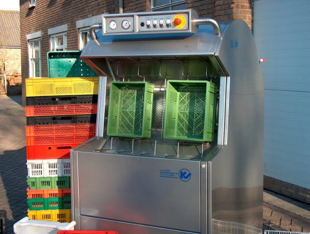 Kartten wassen met slechts 1 persoon, 400 stuks per uur, zonder omstellen, alle maten en soorten in 1 machine, zeer laag waterverbruik